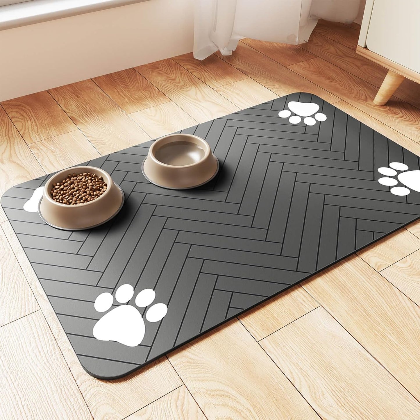 Pawzivo Absorbent Pet Feeding Mat