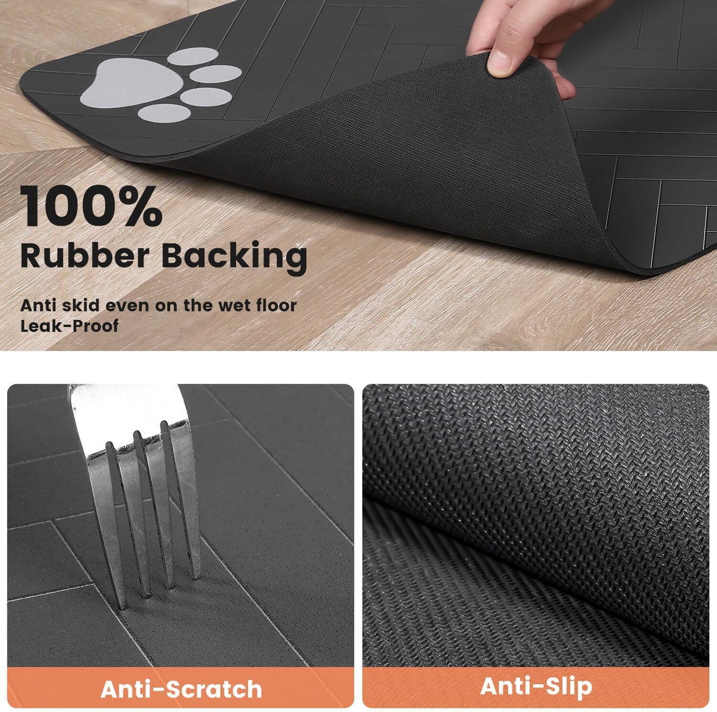Pawzivo Absorbent Pet Feeding Mat
